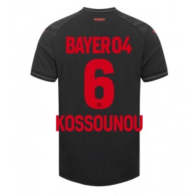 Bayer Leverkusen Odilon Kossounou #6 Hemmakläder 2023-24 Kortärmad